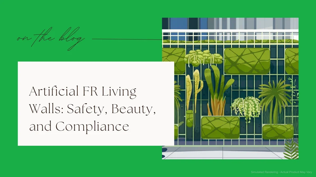 Artificial FR Living Walls: Safety, Beauty, and Compliance