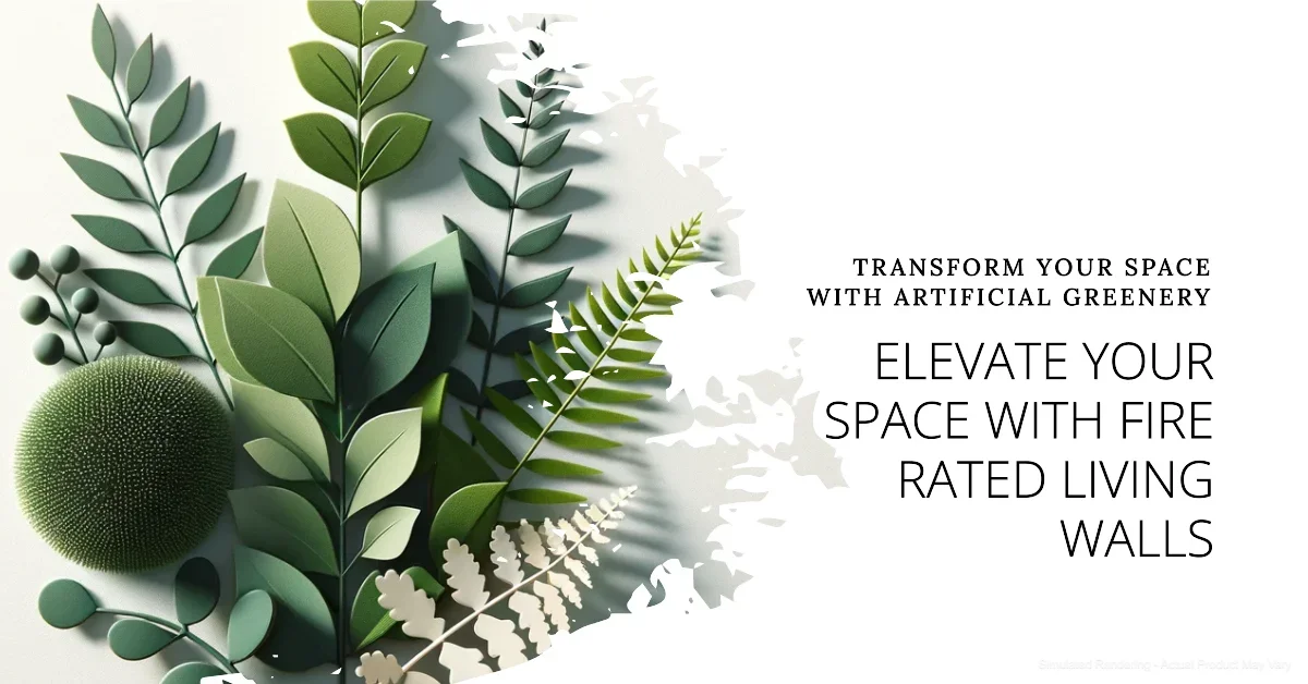 Elevating Spaces with Artificial Fire Rated Living Walls: A Comprehensive Guide