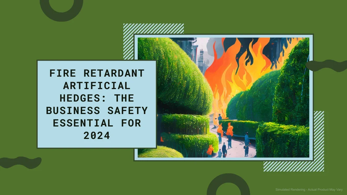 Fire Retardant Artificial Hedges: The Business Safety Essential for 2024