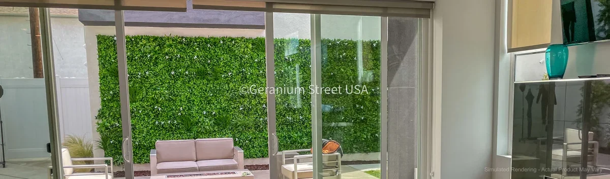 Transform Your Space with Artificial Living Walls: The Magic of Geranium Street’s Custom Creations